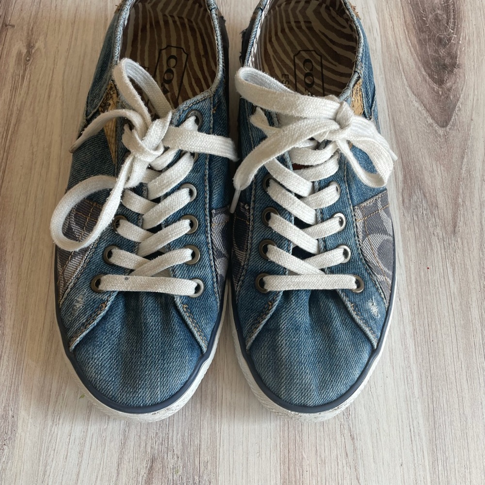 Coach Shoes, Coach Signature Shoes, Coach Logo Shoes, Coach Patchwork - Picture 5 of 10